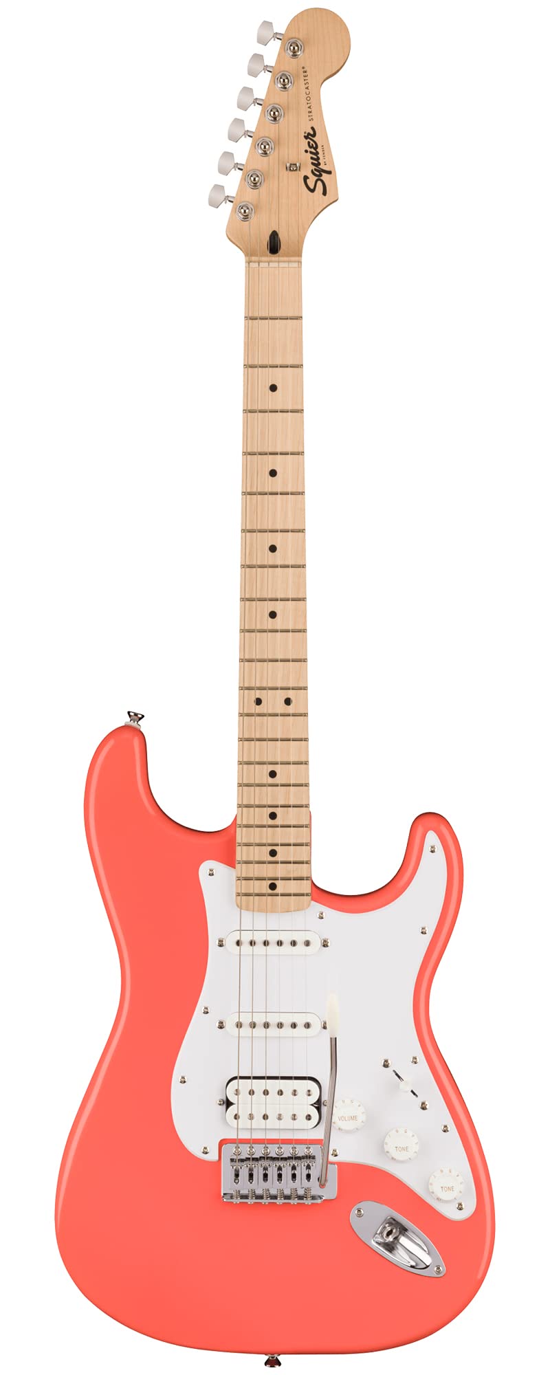 Amazon.com: Fender Squier Sonic Stratocaster HSS - Tahitian Coral